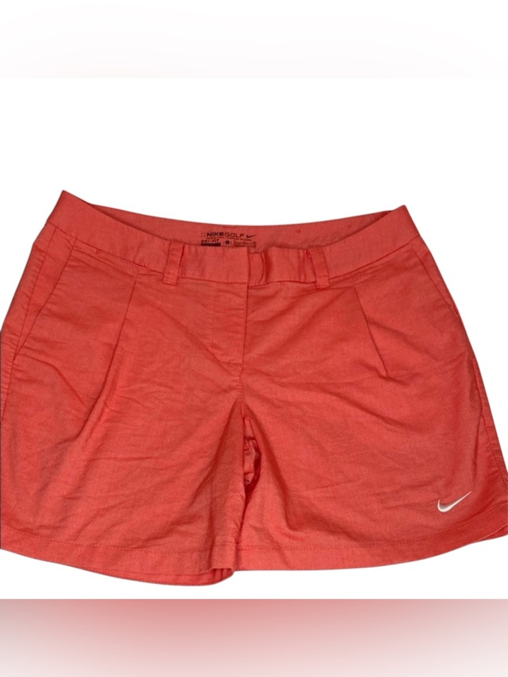 Nike Women's Golf Coral Cotton Blend  Shorts Sz 6